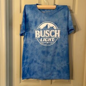 Blue Tie-Dye Men's Short Sleeve Tee